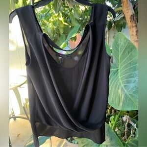 Bcbgmaxazria draped blouse